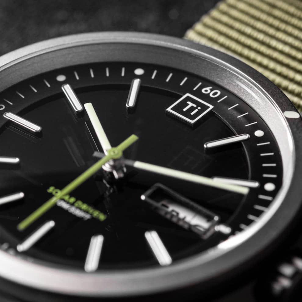 Ti Field Watch / Solar Driven / Stonewashed - Image 5