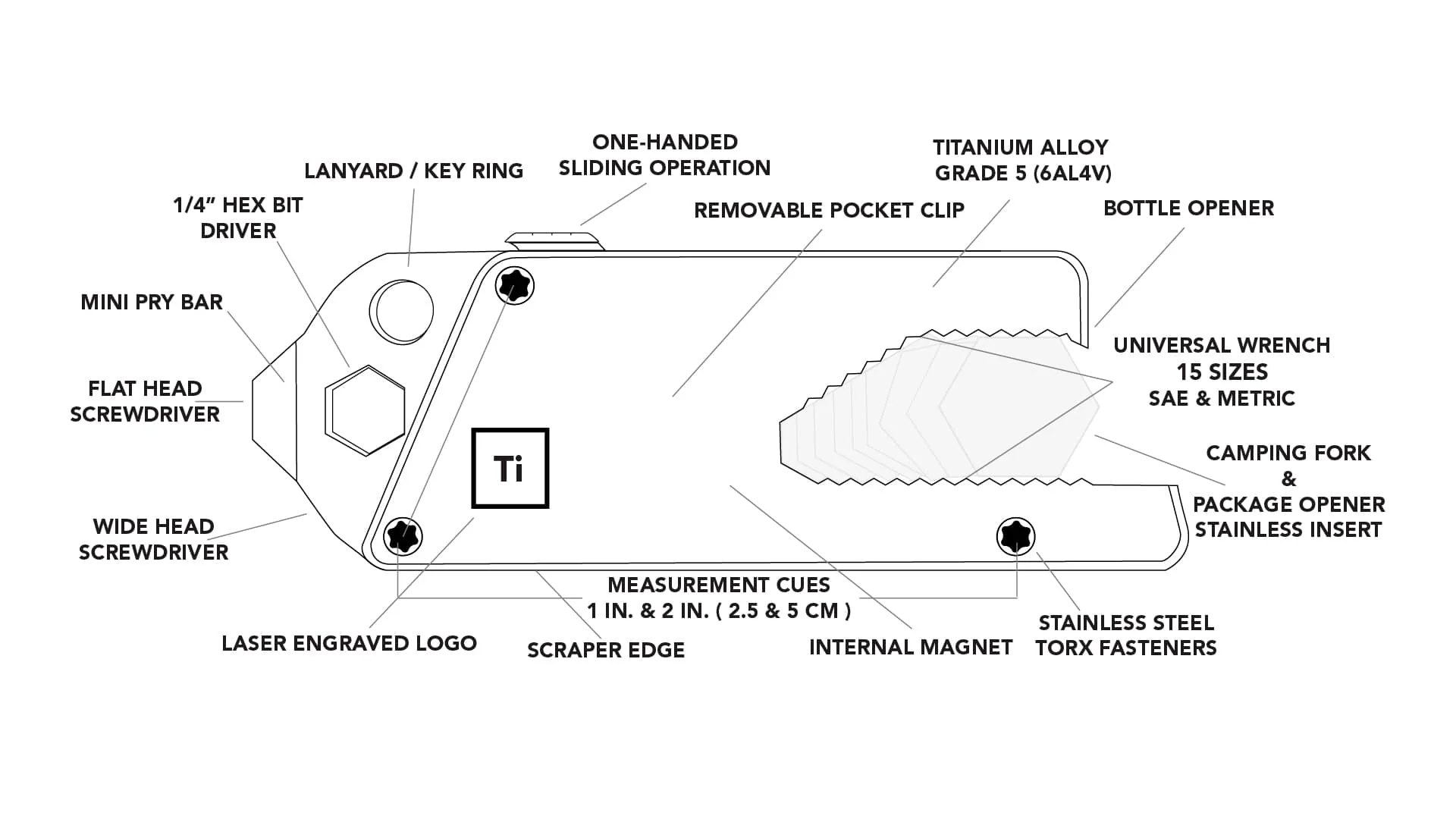 Titanium Pocket Tool Slide - Image 13